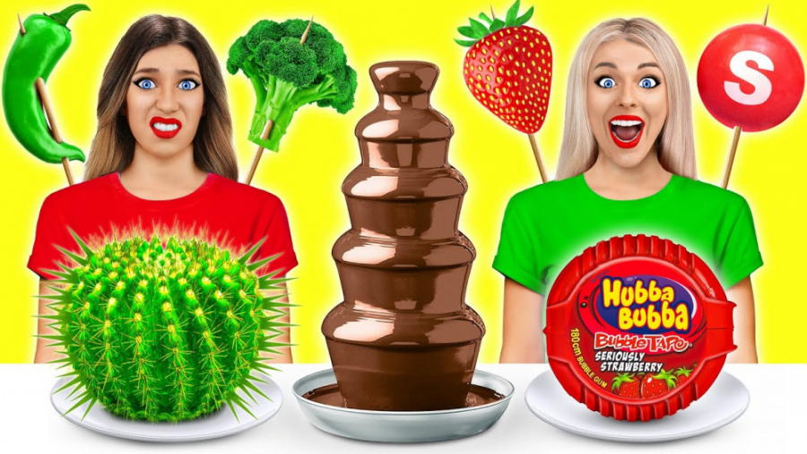 چالش غذای شکلاتی دربرابر غذای...