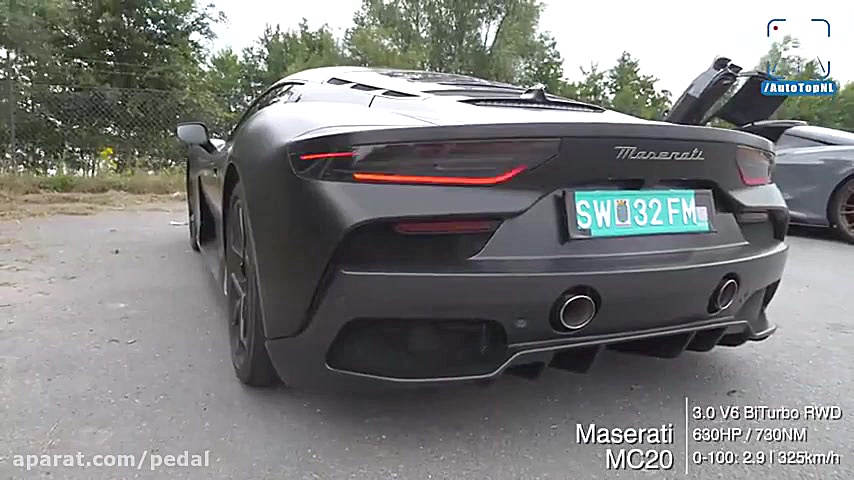 تست شتاب و سرعت مازراتی MC20
