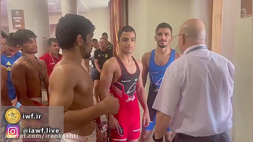 وزن کشی نمایندگان کشتی آزاد کش...