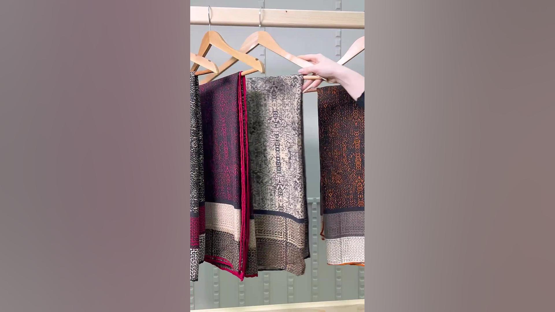 روسری نخ چاپی کد ۱۲۵