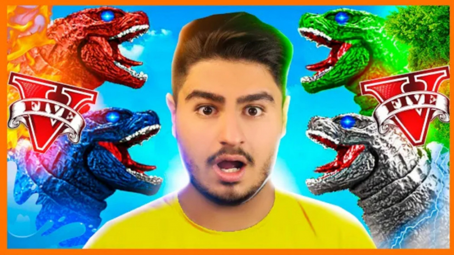 گودزیلا ها با قدرت ۴ عنصر به ج...