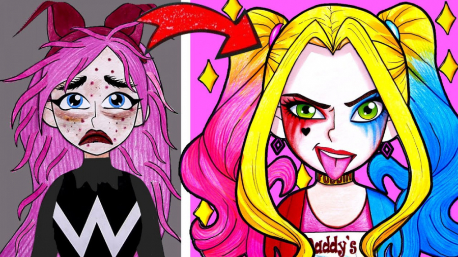 ایده کارتونی پرنسی   میکاپ هار...