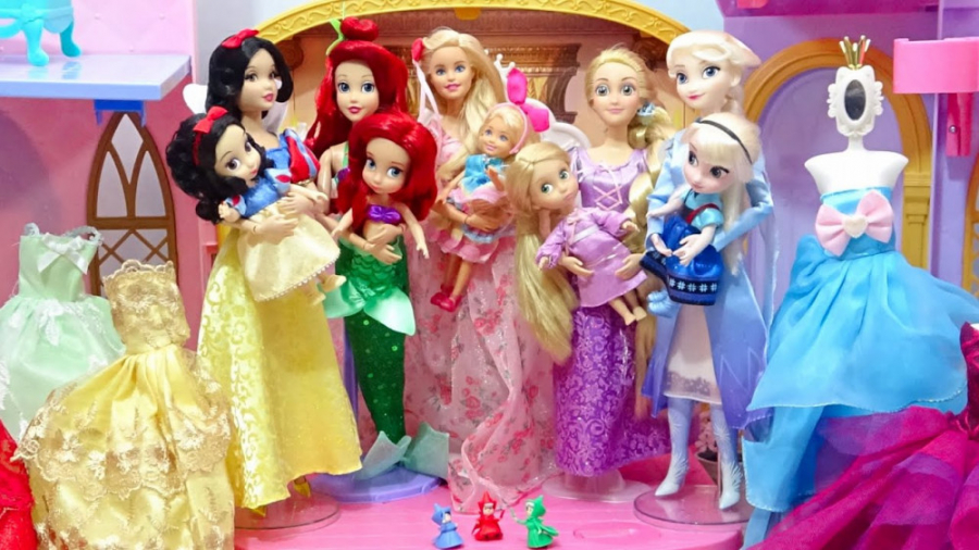 لباس پرنسس باربی السا سفید برف...