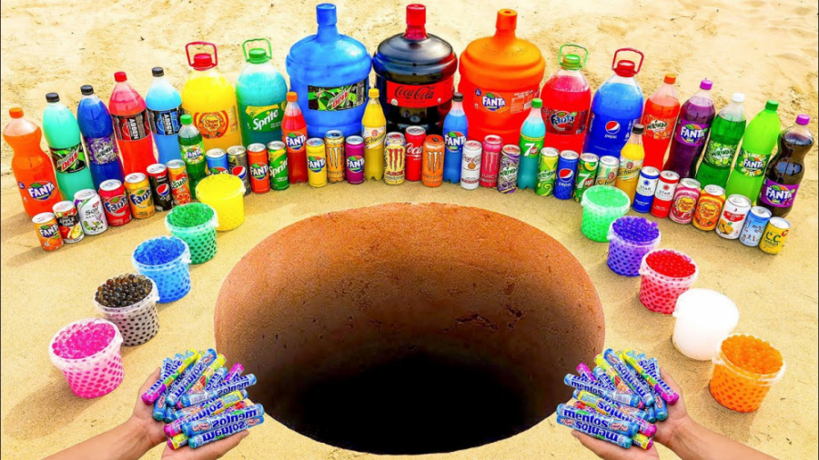 انفجار یک مخرن نوشابه با چاشنی...