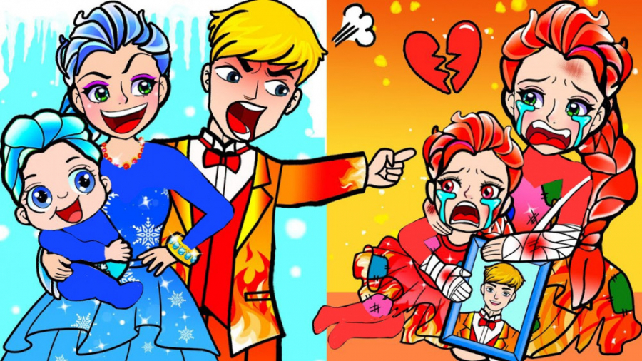 ایده کارتونی عروسک های کاغذی...