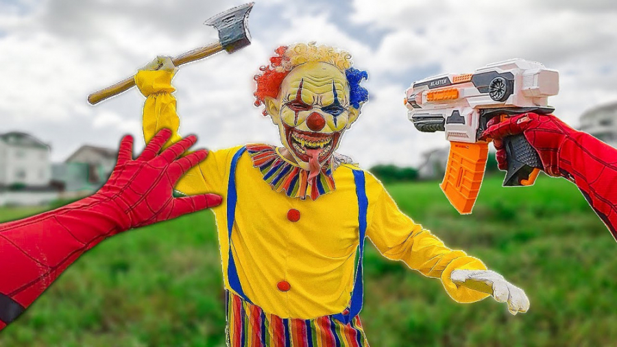 اسپایدرمن vs تیم دلقک  ابرقهرم...