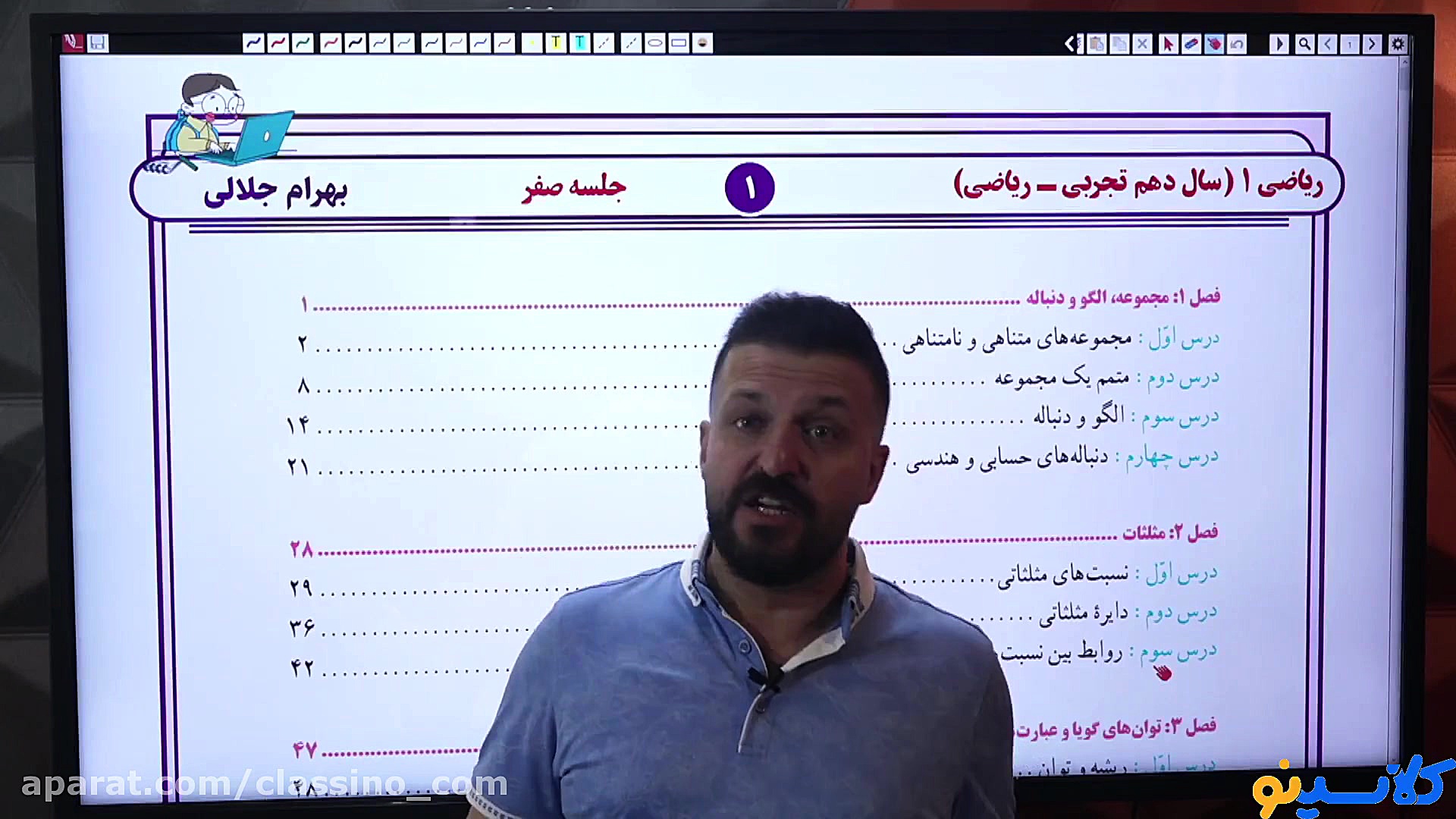 جلسه صفر کلاس آنلاین ریاضی سال...