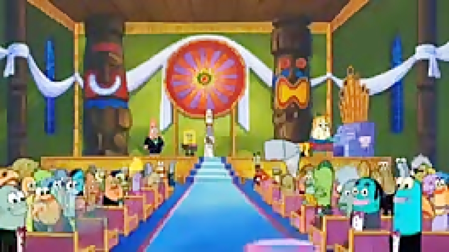 عروسی باب اسفنجی و سندی