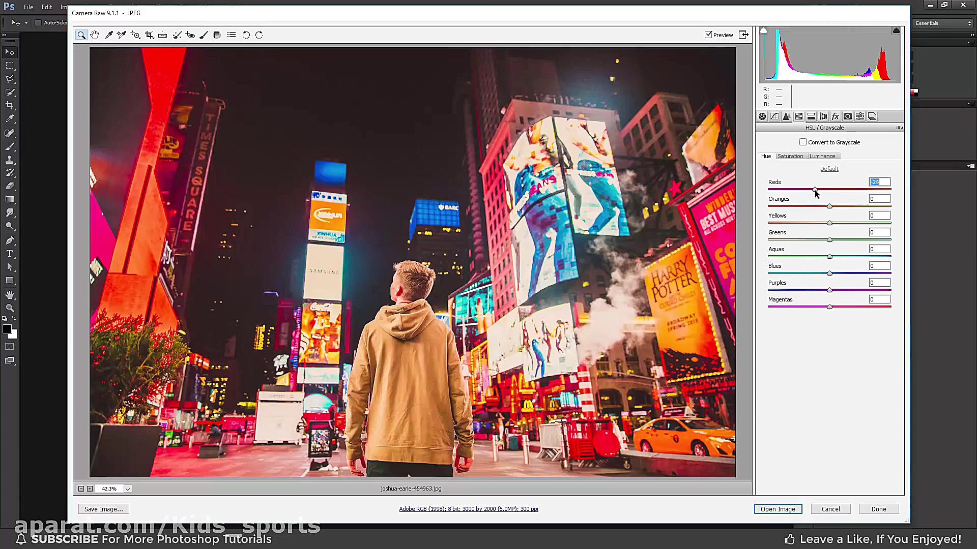 آموزش فتوشاپ افکت درجه بندی رن...