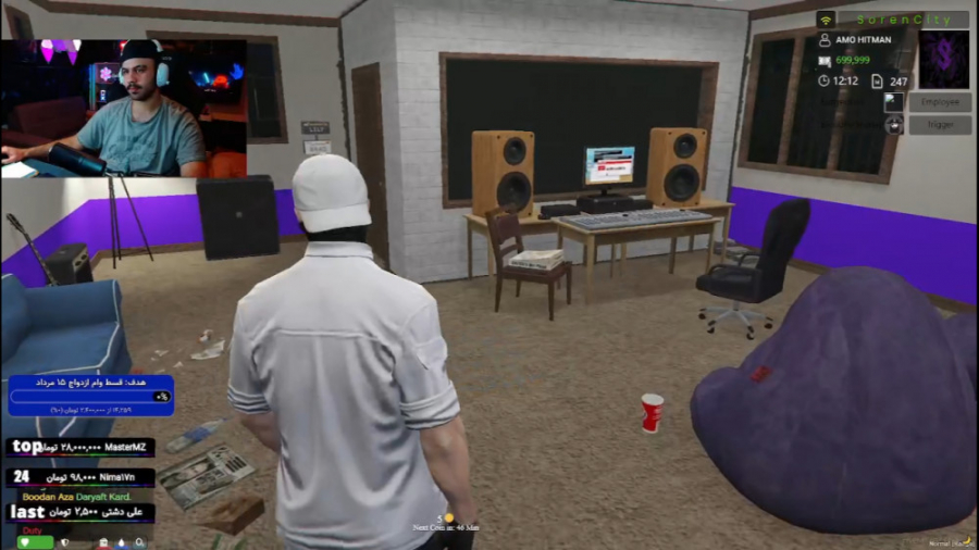 خونه cj شخصیت معروف جی تی ای 5...