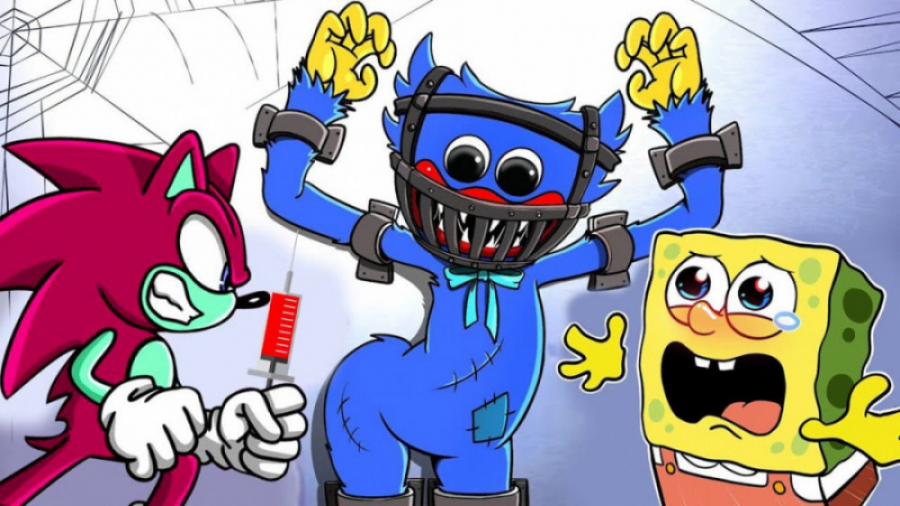 باب اسفنجی و هاگی واگی با امیر...