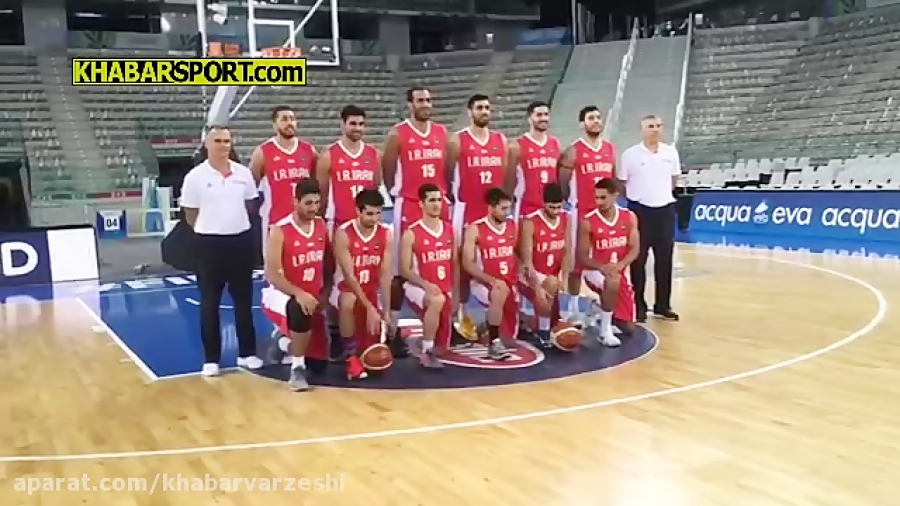 تمرین بسکتیالیست ها در تورین