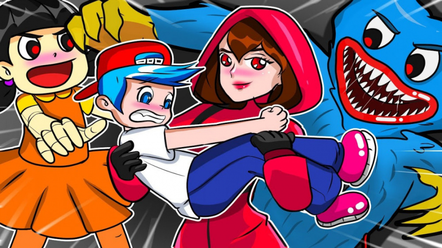 انیمیشن کمدی بازی مرکب  هاگی و...