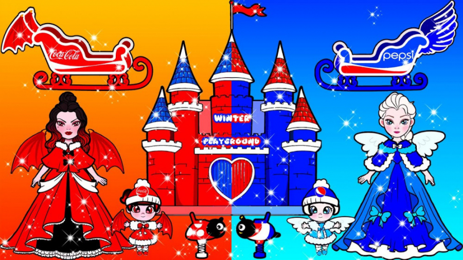 انیمیشن عروسک های کاغذی  فرزون...