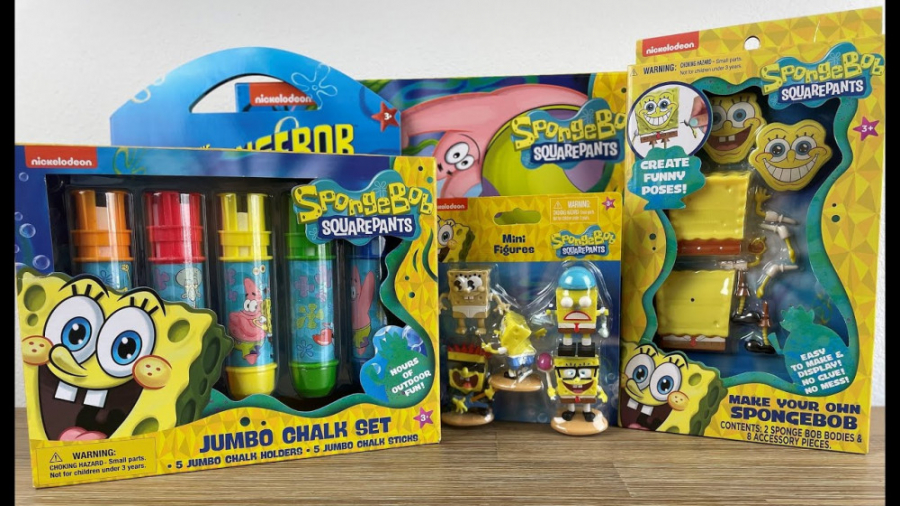 انباکسینگ وسایل باب اسفنجی پات...