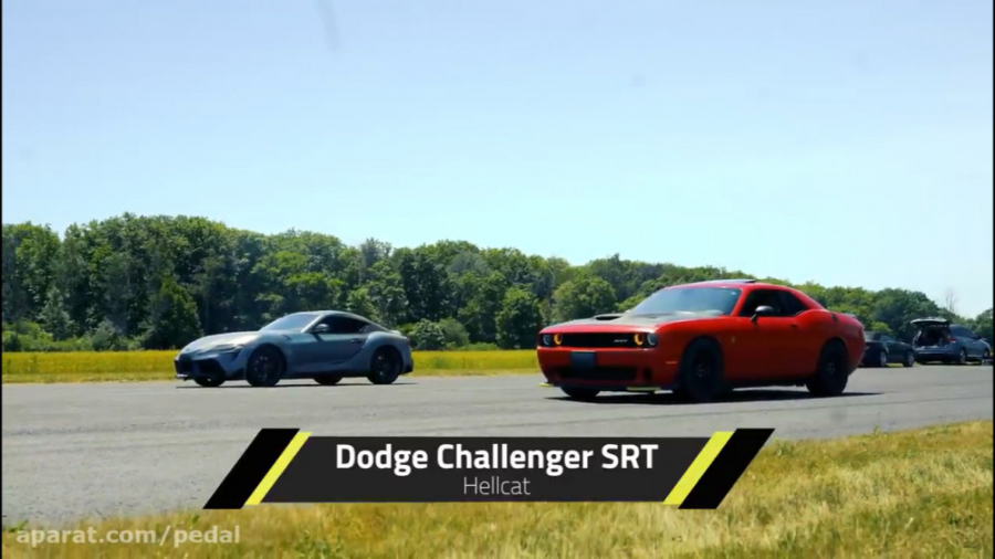 درگ تویوتا سوپرای تیون شده با...