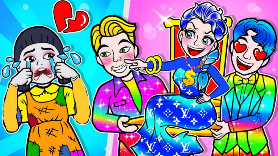 ایده کارتونی عروسک کاغذی  بازی...