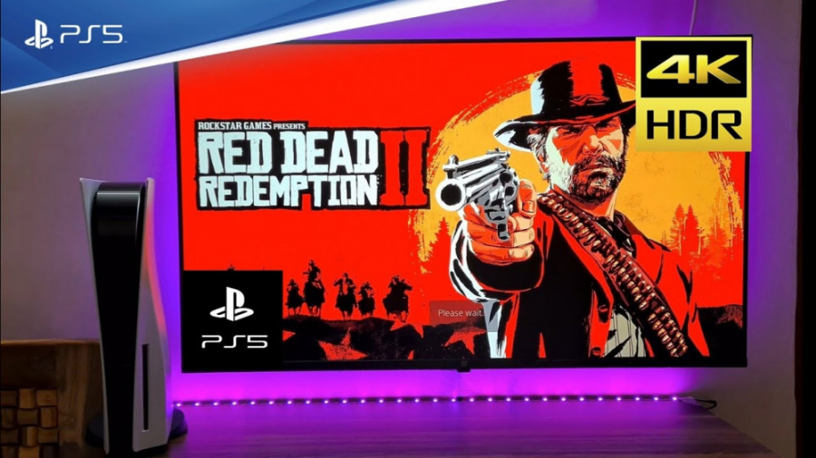 Red Dead Redemption 2 vira tema para PS5 estilizado
