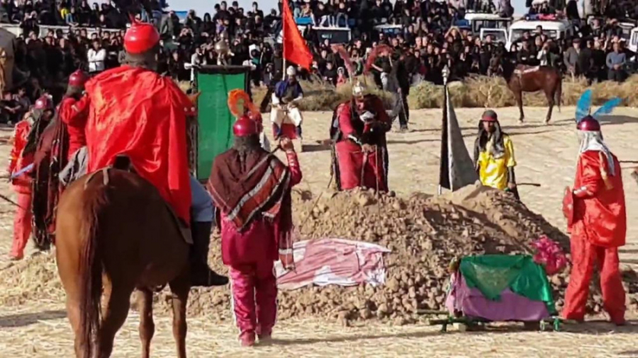 تعزیه امام حسین  ماه محرم  فیل...