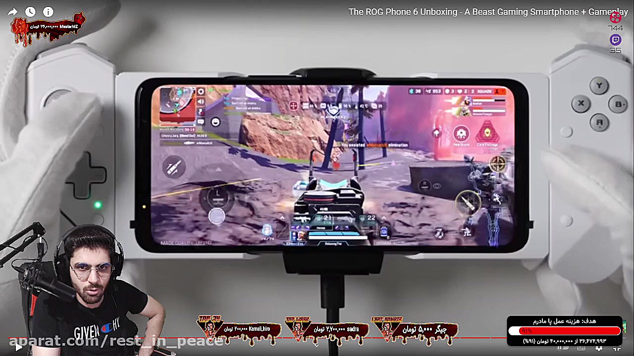 آنباکسینگ و تست موبایل ASUS RO...