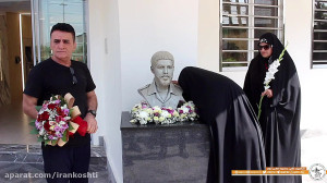 مراسم رونمایی از سردیس پهلوان...