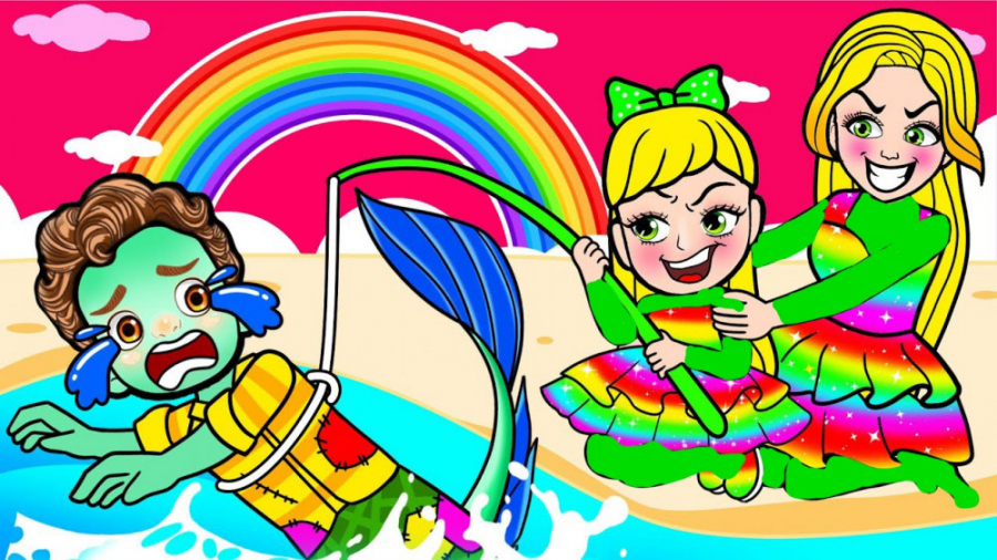 عروسک های کاغذی  لوکا پری دریا...