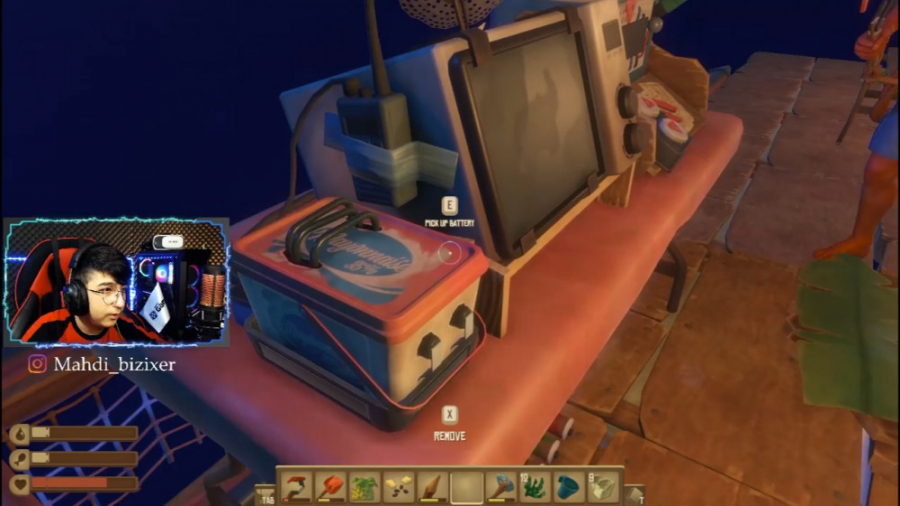 Raft آنلاین (19) | باتری و آنت...