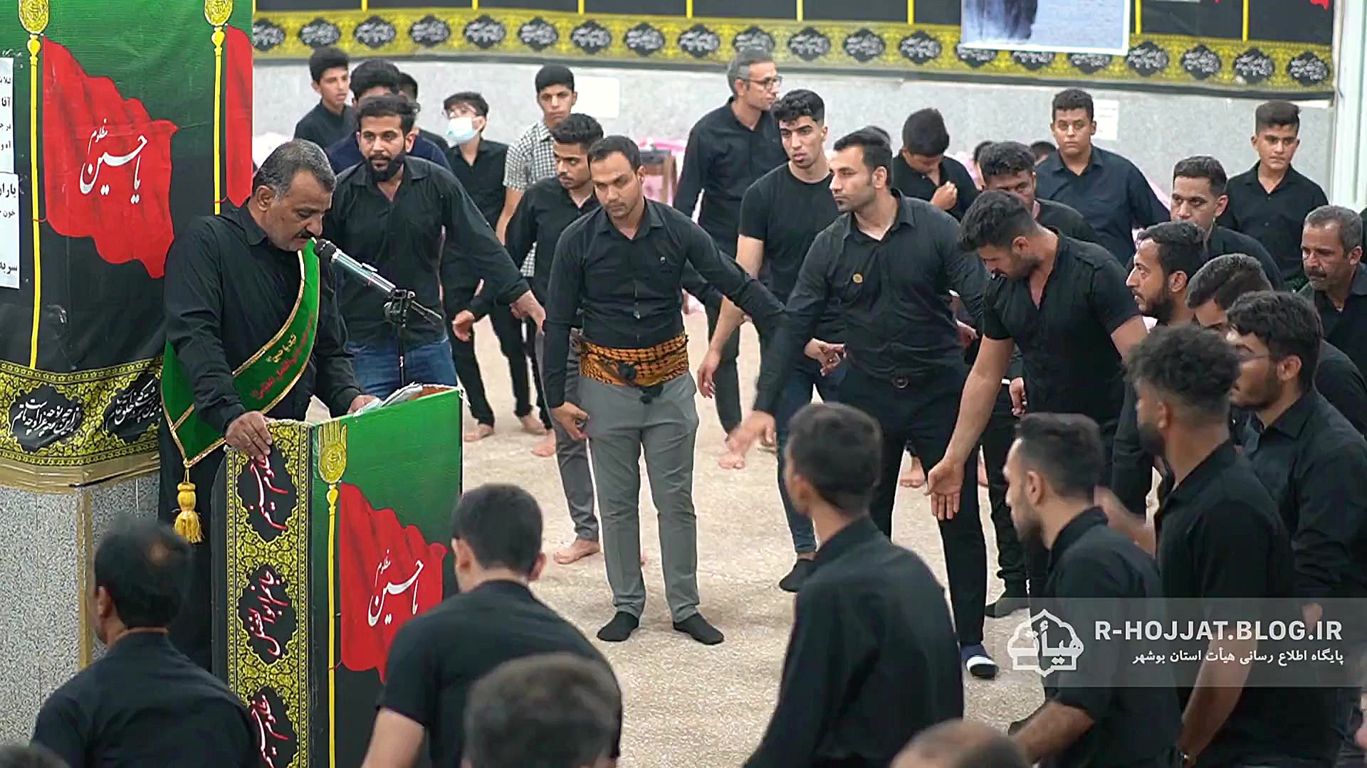 سینه زنی شب هفتم هیئت متوسلین...