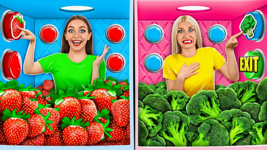 چالش 1000 دکمه مرموز  چالش ها...