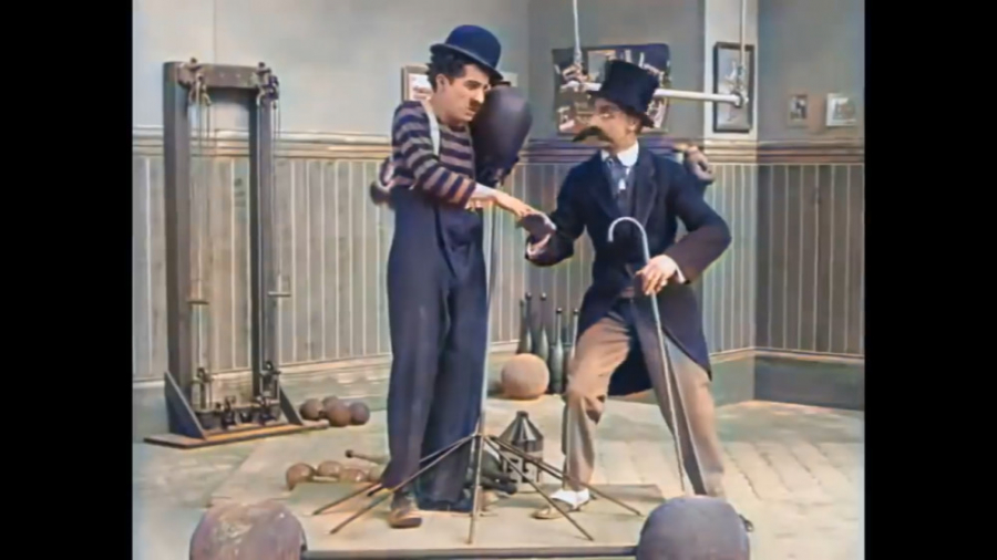 چارلی چاپلین  نسخه رنگی