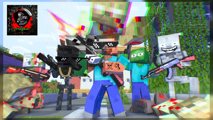 ماینکرافت مدرسه هیولا ها قسمت...