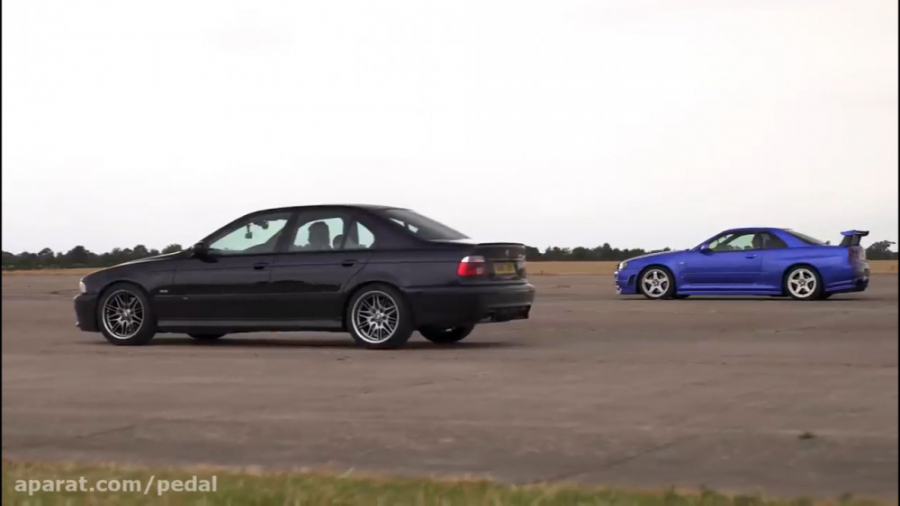 درگ جالب بی ام و M5 قدیمی با ن...