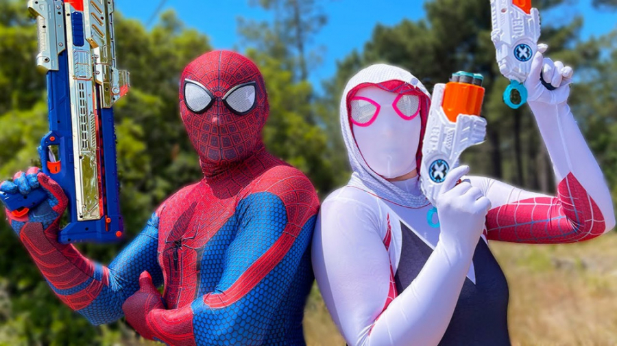 چالش کمدی تیم اسپایدرمن  مرد ع...