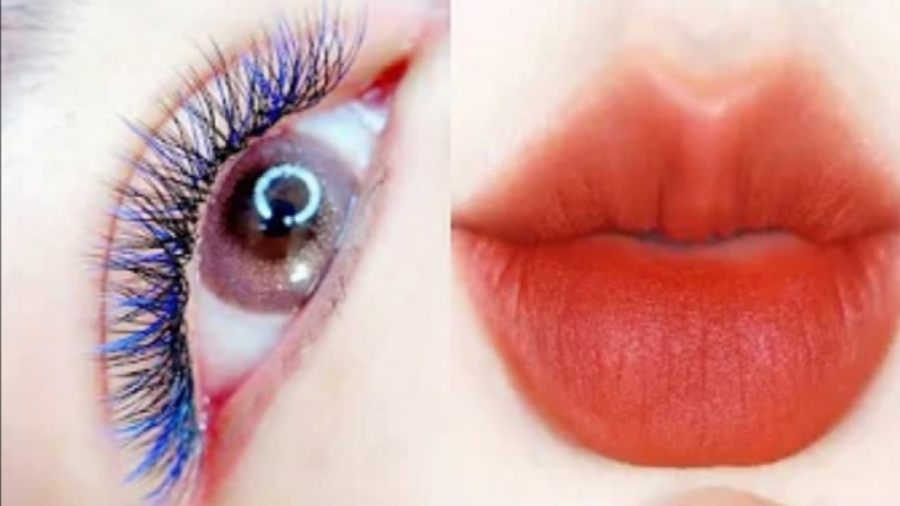آموزش آرایش چشم  لب  خط چشم