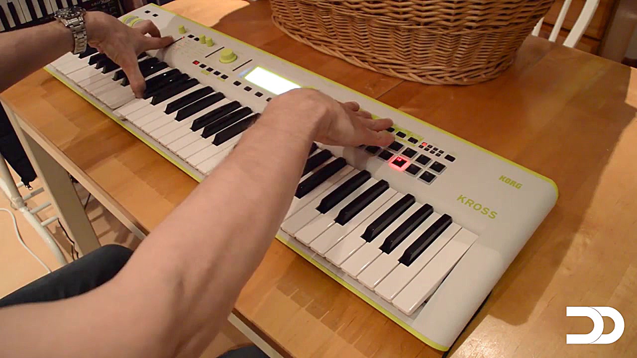 تست سینتی سایزر کرگ KORG KROSS...
