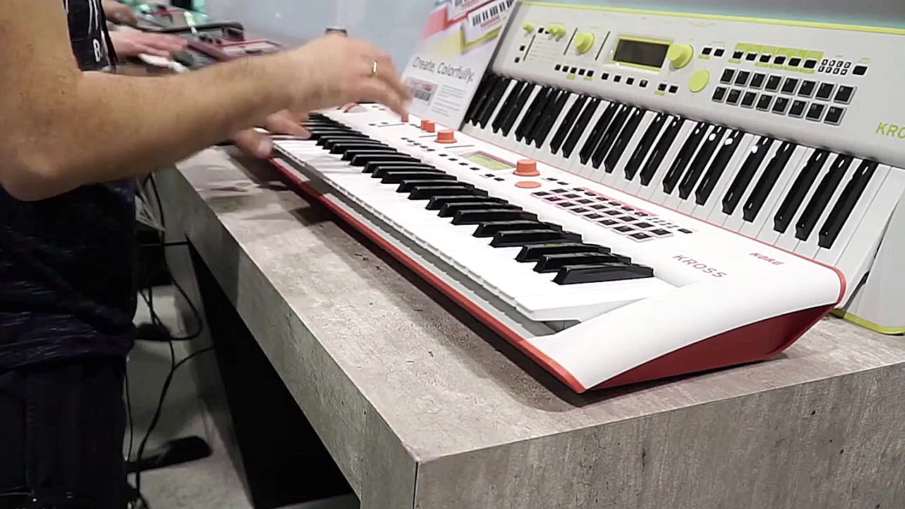 تست سینتی سایزر کرگ KORG KROSS...