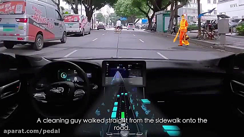 عملکرد سیستم خودران DeepRoute....