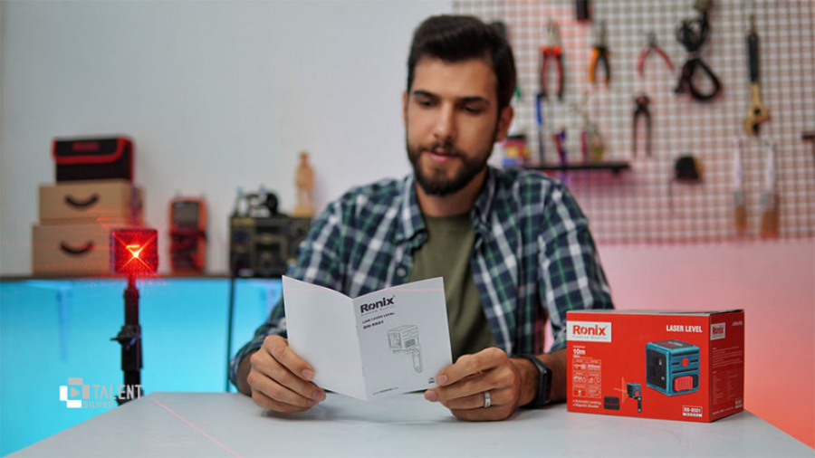 بررسی تراز لیزری رونیکس