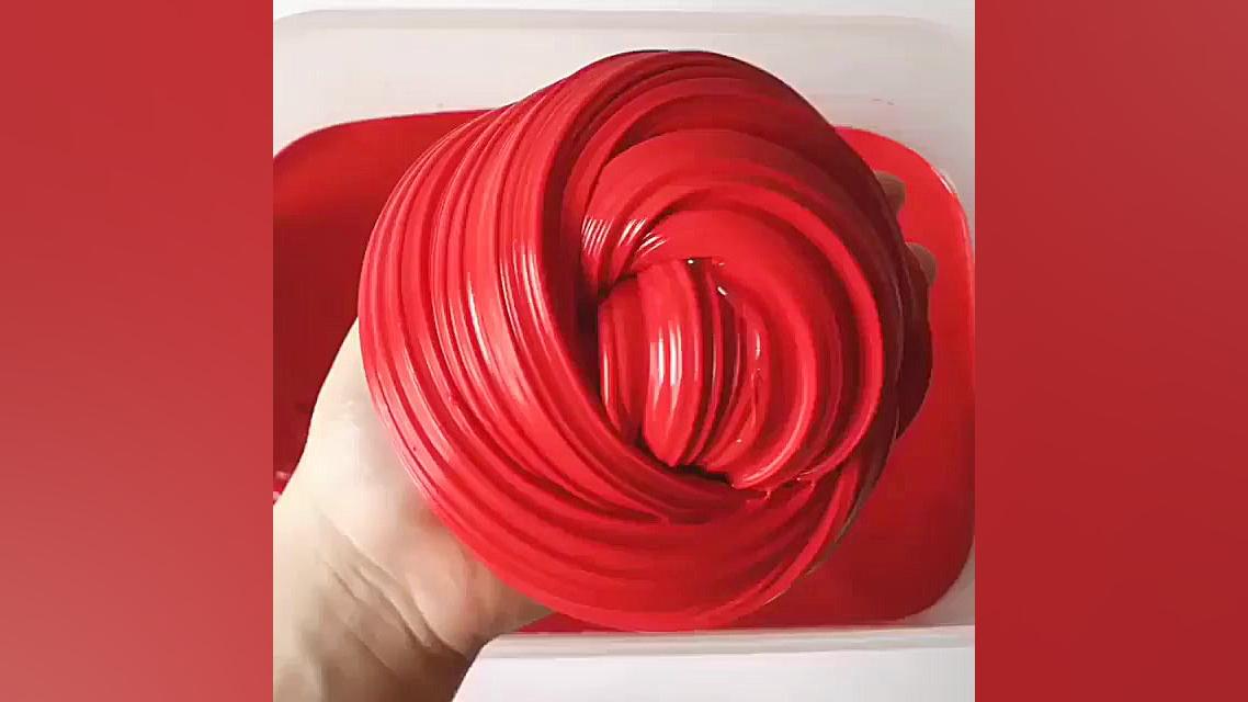 اسلایم قرمز آدامسی