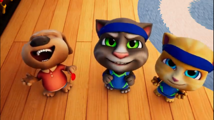 انیمیشن تام سخنگو  صحبت کردن ت...