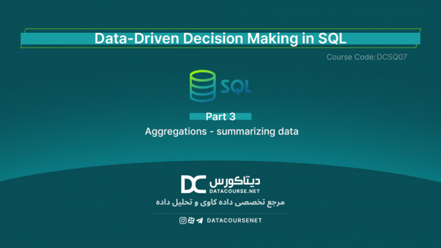 03 - Aggregations - summarizing data - Sql
