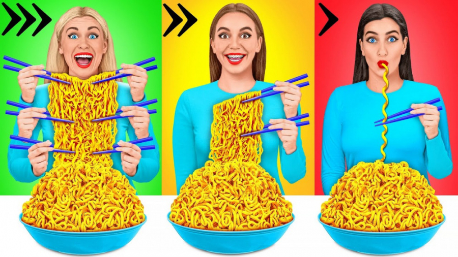 چالش غذای سریع، متوسط یا آهسته...