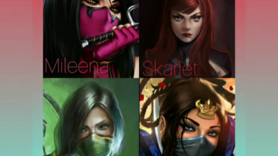 میکس کیتانا، جید، اسکارلت، ملی...