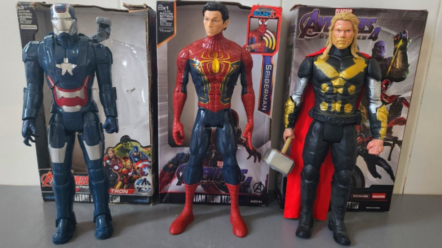 آنباکس اسباب بازیهای مرد عنکبو...