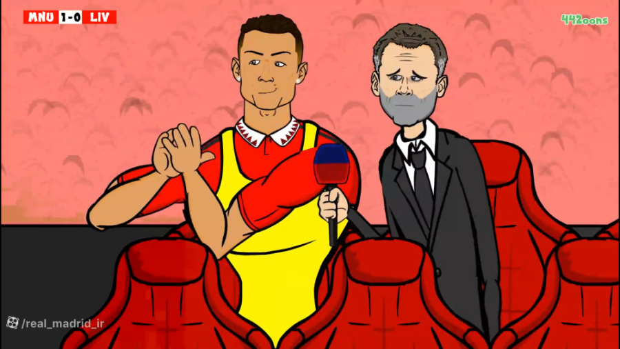 کارتون طنز بی محلی رونالدو به...