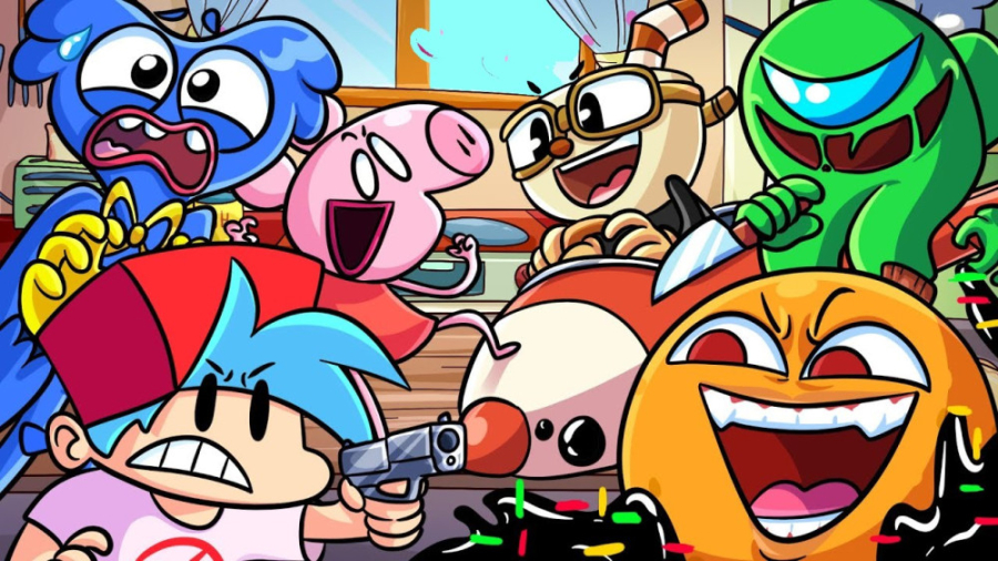 انیمیشن ترکیبی اف ان اف  اسلای...