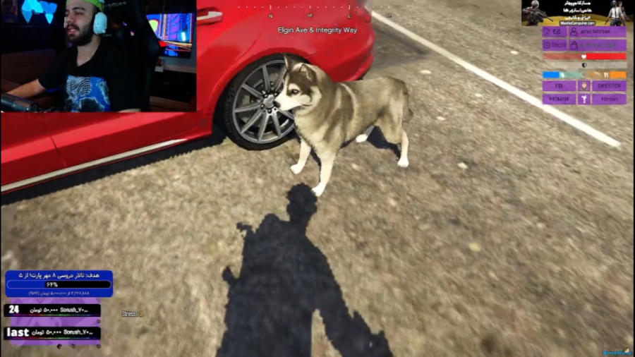 سگ سخنگو در ماشینو باز میکنه ج...