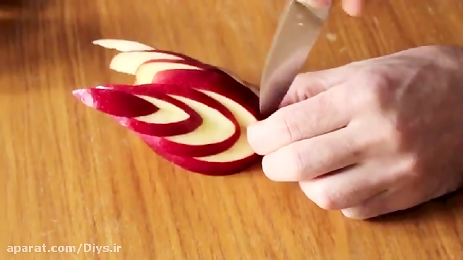 تزیین سیب برای سفره آرایی