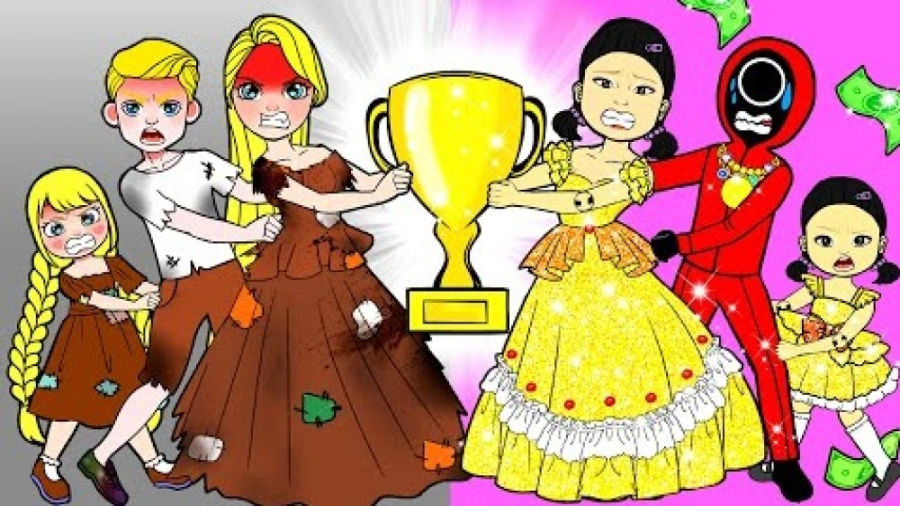 عروسک های کاغذی  خانواده ثروتم...