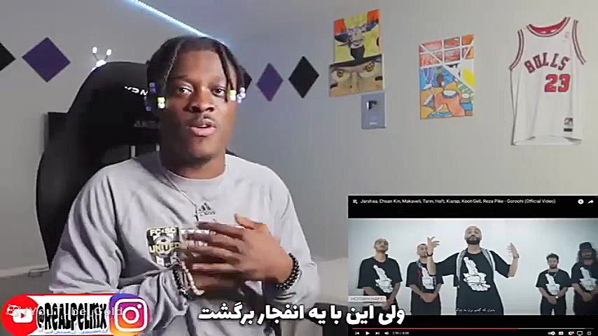 ری اکشن خارجی ها به موزیک ویدی...